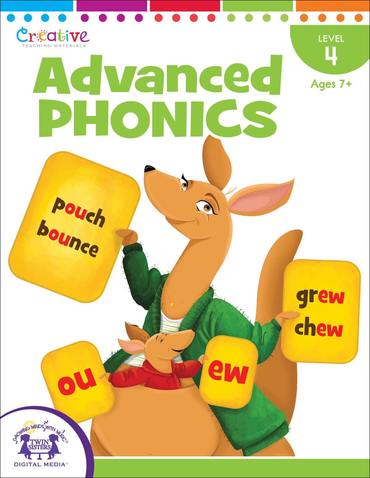 An educational teaching resource from Twin Sisters Digital Media entitled Advanced Phonics Printable Workbook downloadable at Teach Simple.