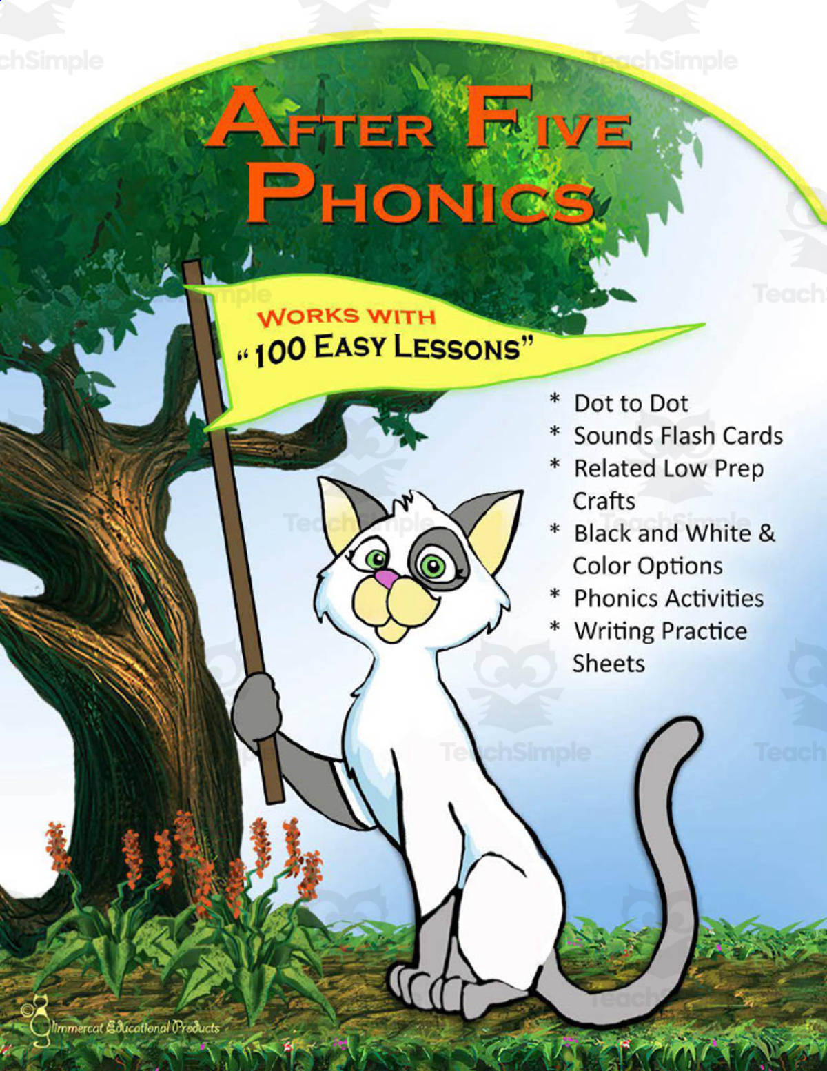 An educational teaching resource from Glimmercat Education entitled "After 5" Phonics Bundle | Reading Lessons downloadable at Teach Simple.
