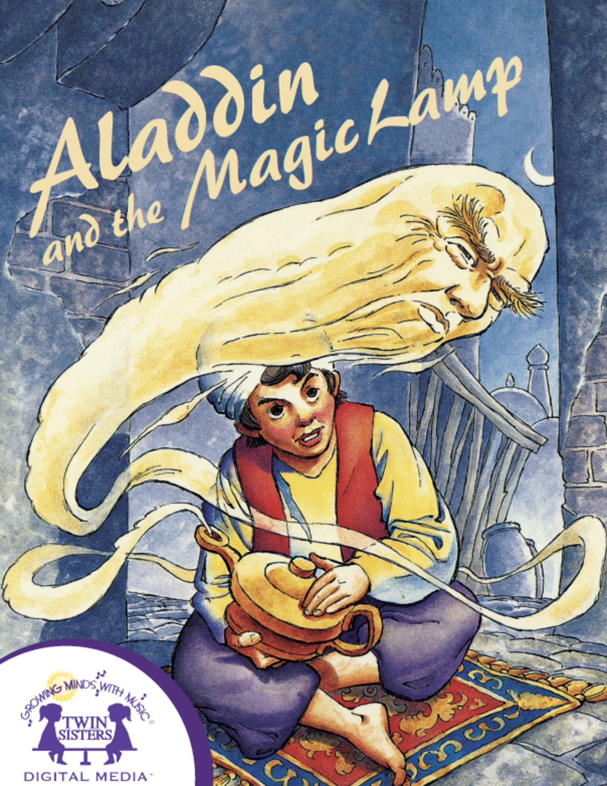 An educational teaching resource from Twin Sisters Digital Media entitled Aladdin and the Magic Lamp eBook downloadable at Teach Simple.