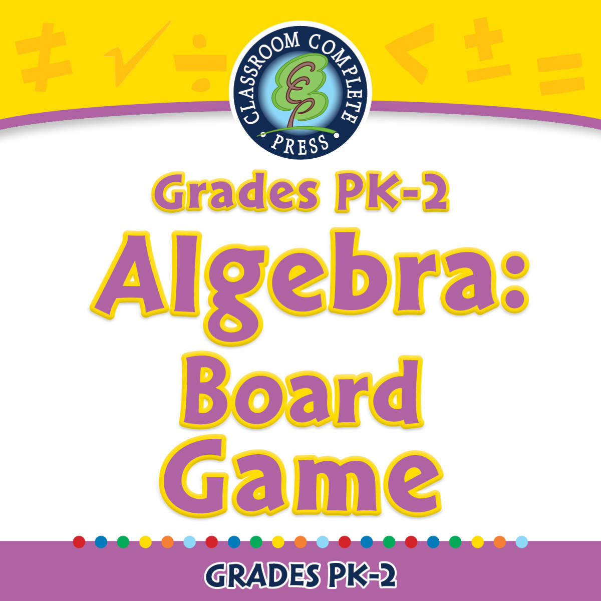 An educational teaching resource from Classroom Complete Press entitled Algebra: Board Game - PC Software downloadable at Teach Simple.