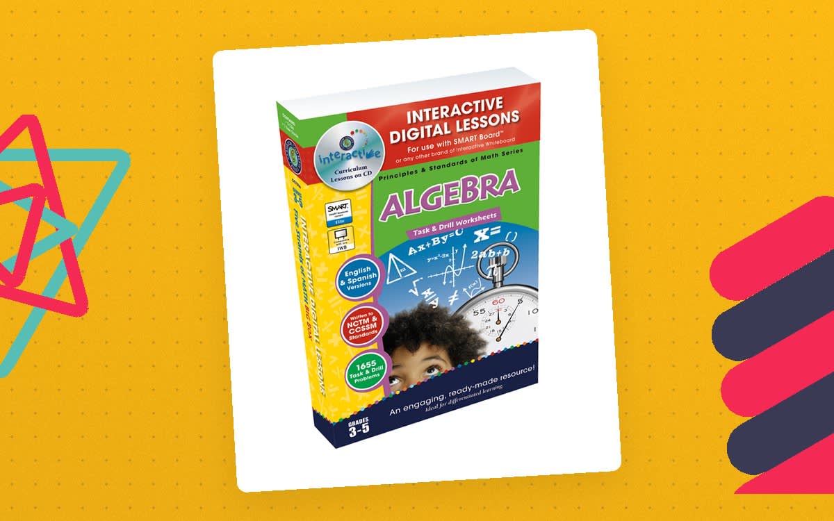 An educational teaching resource from Classroom Complete Press entitled Algebra - Digital Lesson Plan Gr. 3-5 - FLASH-PC downloadable at Teach Simple.