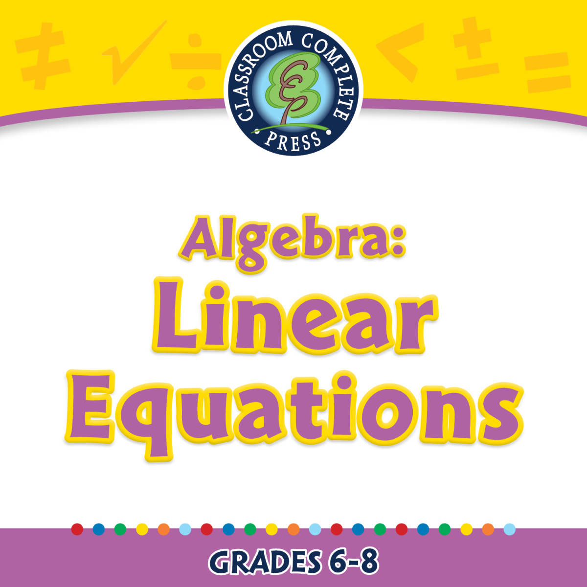 An educational teaching resource from Classroom Complete Press entitled Algebra: Linear Equations - FLASH-PC downloadable at Teach Simple.