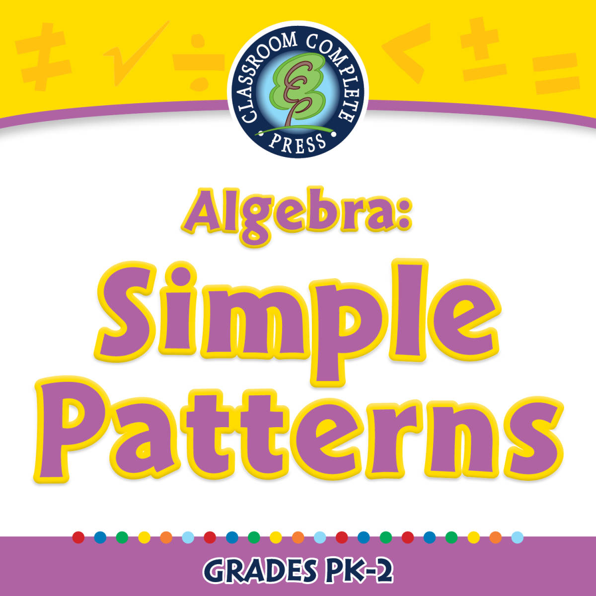 An educational teaching resource from Classroom Complete Press entitled Algebra: Simple Patterns - MAC Software downloadable at Teach Simple.