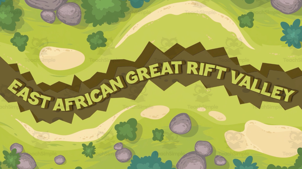 An educational teaching resource from Educational Voice entitled All About African Rift Valley | Geographical Wonders Video Lesson downloadable at Teach Simple.