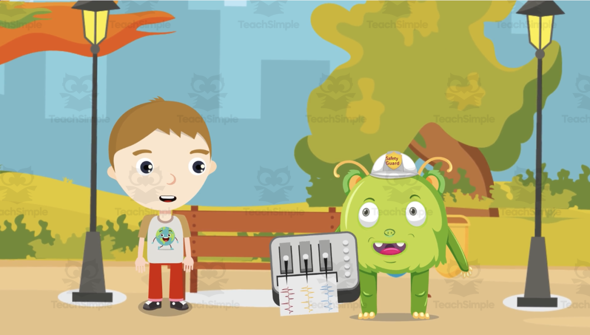 An educational teaching resource from Educational Voice entitled All About Earthquakes | Staying Safe Video Lesson downloadable at Teach Simple.