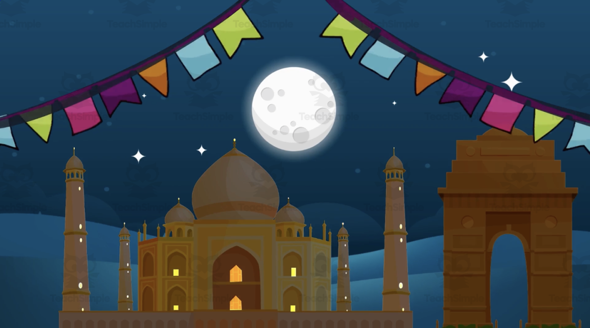 An educational teaching resource from Educational Voice entitled All About Holi | World Festivals Animated Video downloadable at Teach Simple.