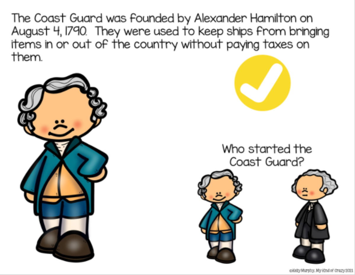 An educational teaching resource from My Kind of Crazy entitled All About the Coast Guard Adapted Book: Google Slides - Special Ed downloadable at Teach Simple.