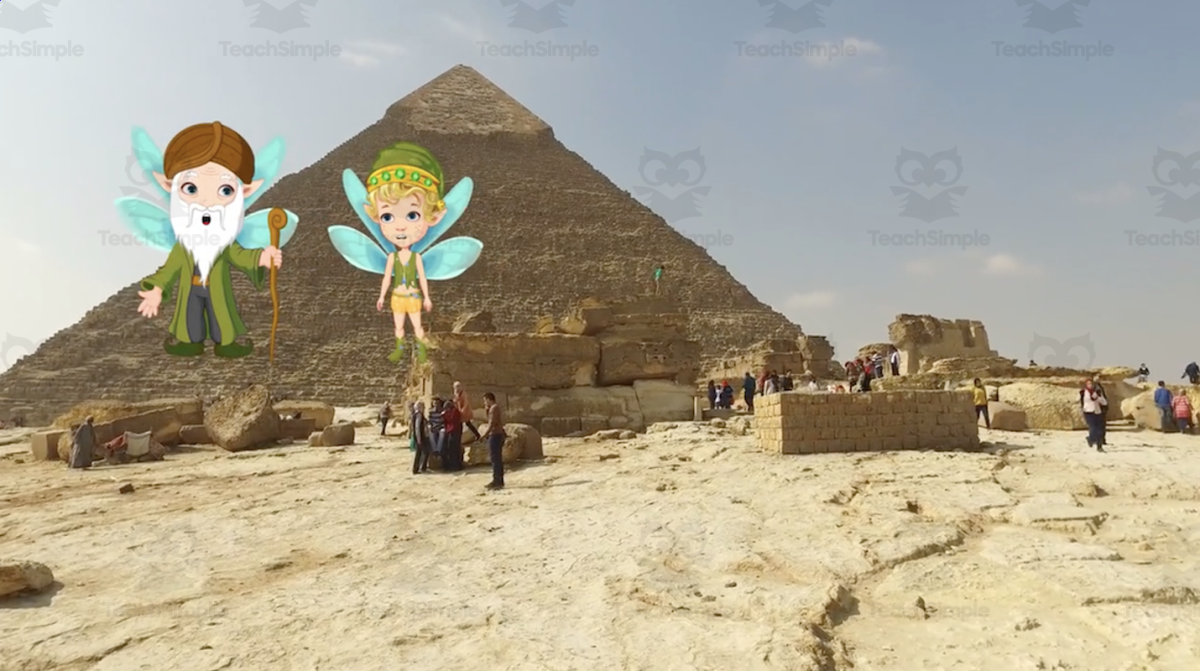 An educational teaching resource from Educational Voice entitled All About The Pyramids | Geographical Wonders Video Lesson downloadable at Teach Simple.