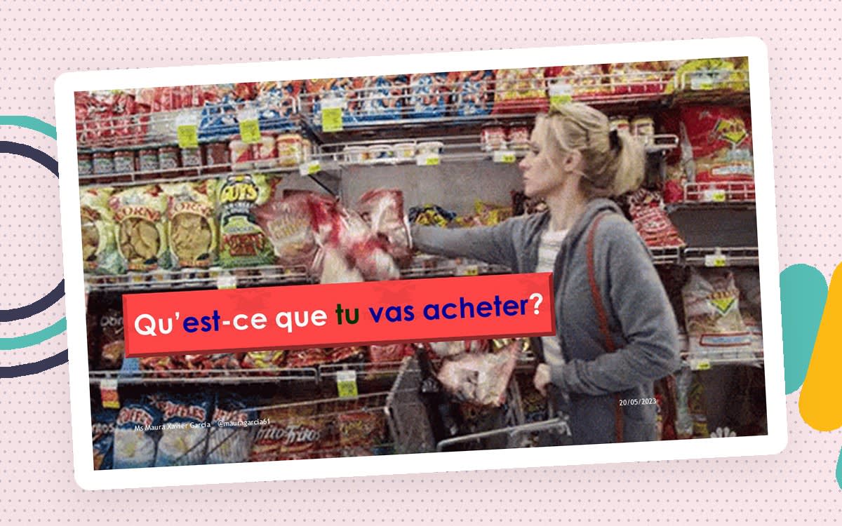 An educational teaching resource from Learning Resources Producer entitled Aller faire du shopping downloadable at Teach Simple.