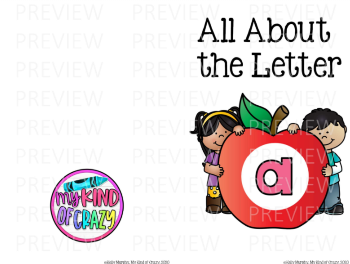 An educational teaching resource from My Kind of Crazy entitled Alphabet Books A Through Z Printable Activity Book downloadable at Teach Simple.