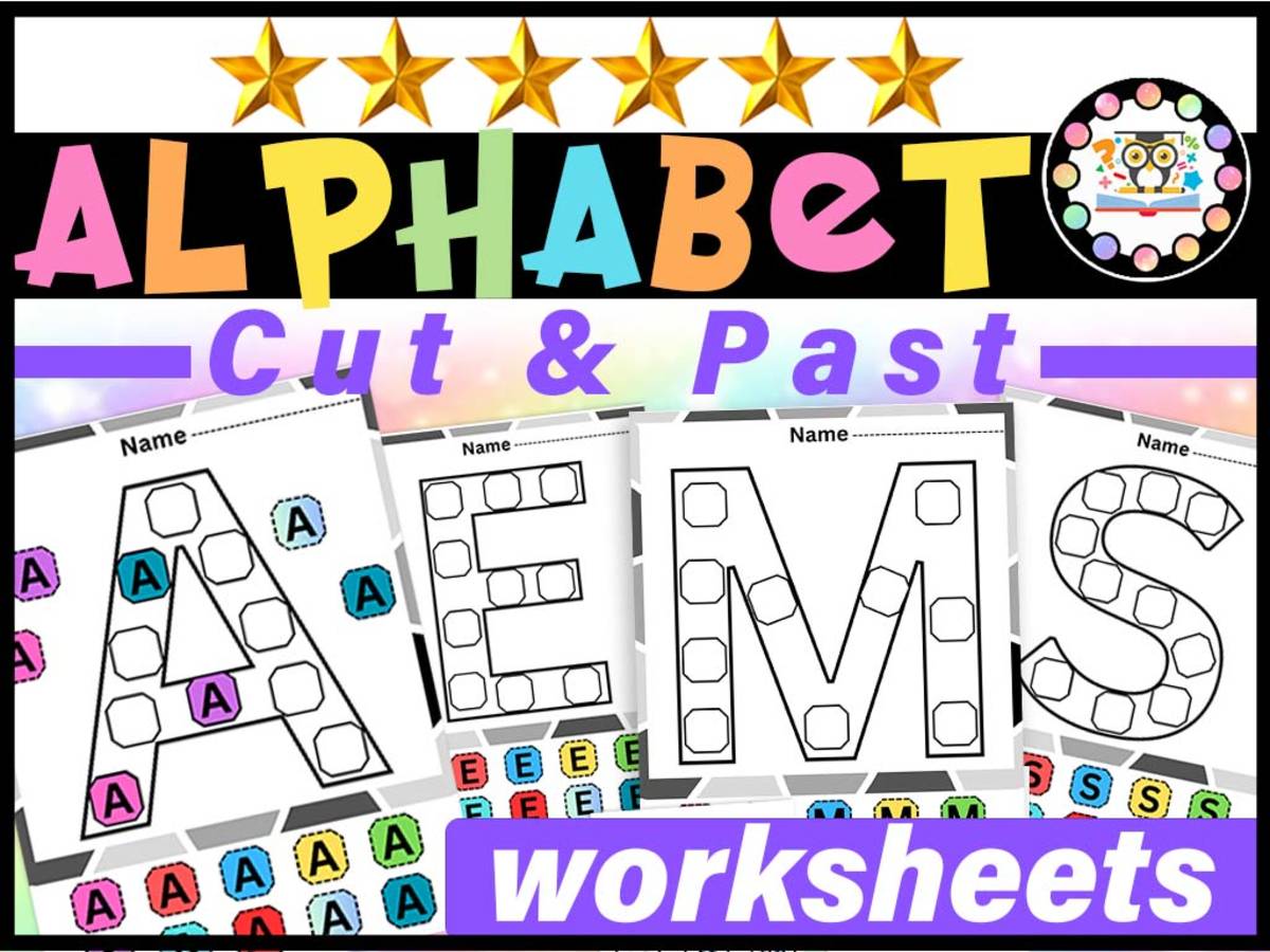 An educational teaching resource from LAMO entitled Alphabet Cut and Past  | Beginning Letter Sounds Cut and Past downloadable at Teach Simple.