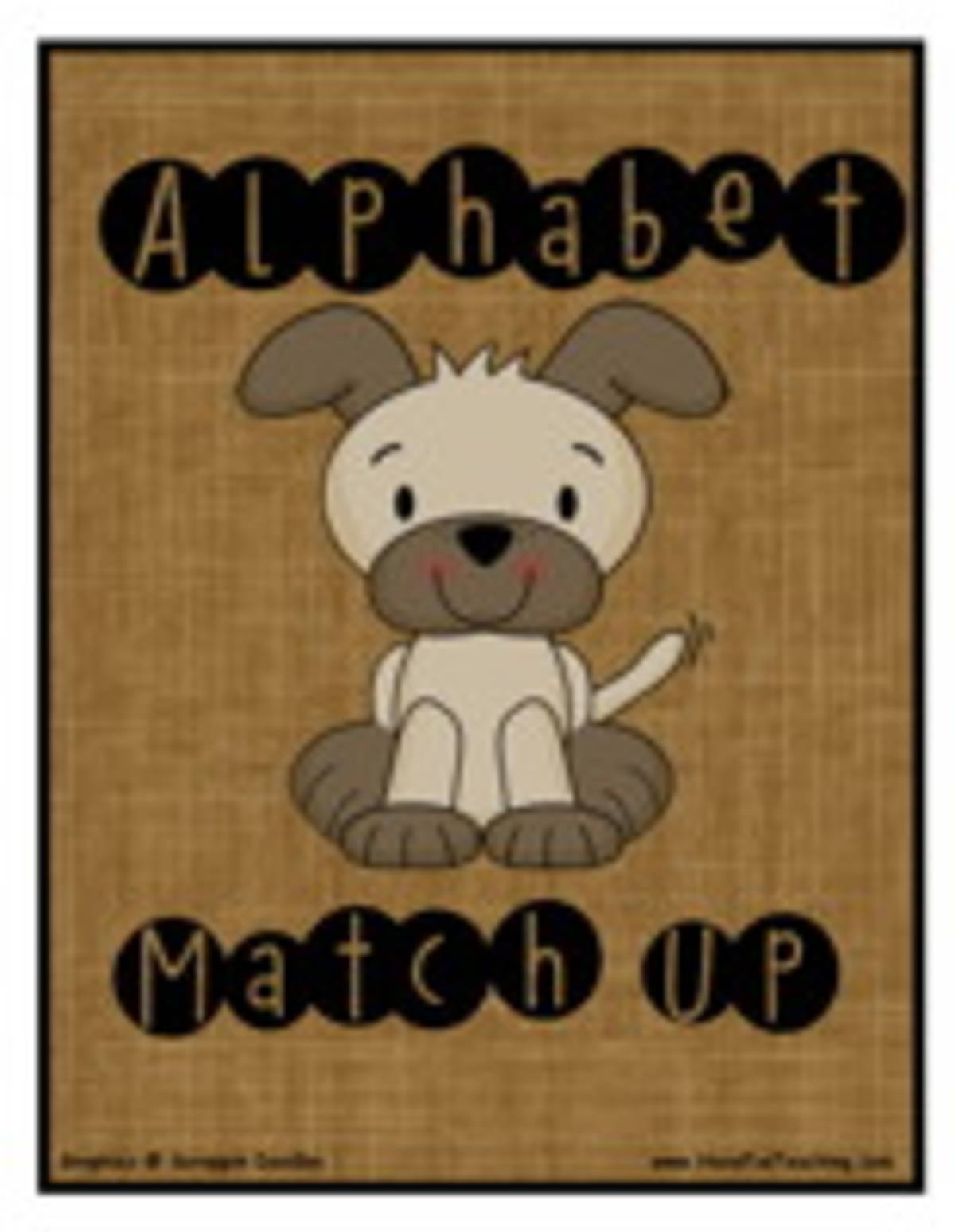 An educational teaching resource from Have Fun Teaching entitled Alphabet Letter Match Up Activity downloadable at Teach Simple.