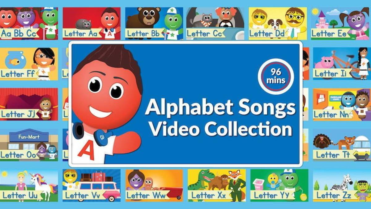 An educational teaching resource from Have Fun Teaching entitled Alphabet Songs (Animated Video Collection) downloadable at Teach Simple.