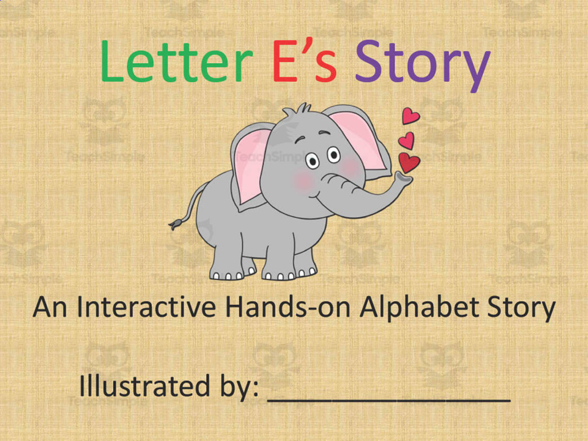 An educational teaching resource from Golden Promise entitled Alphabet Story Book | Letter E Interactive Book downloadable at Teach Simple.
