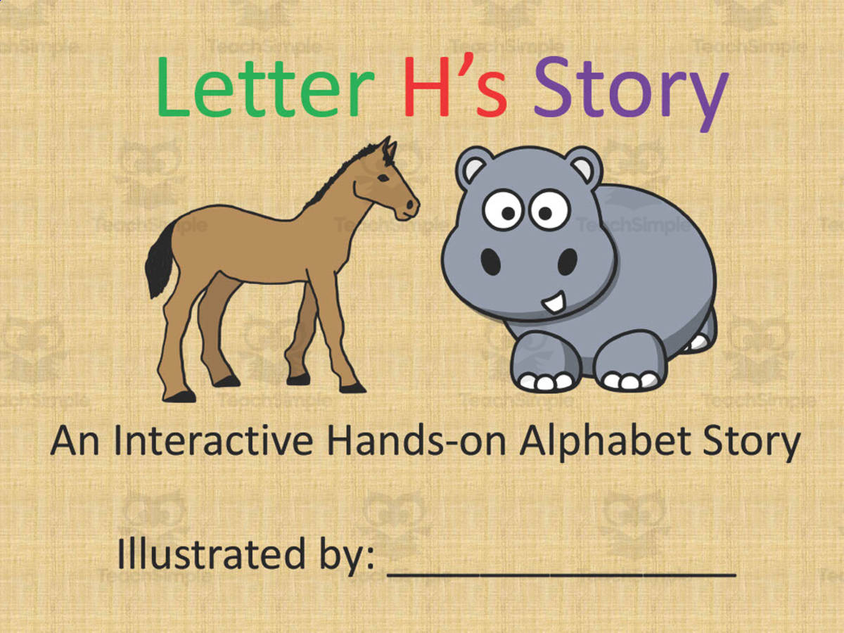 An educational teaching resource from Golden Promise entitled Alphabet Story Book | Letter H Interactive Book downloadable at Teach Simple.