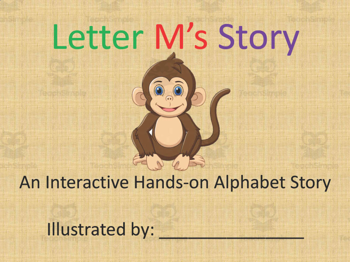 An educational teaching resource from Golden Promise entitled Alphabet Story Book | Letter M Interactive Book downloadable at Teach Simple.