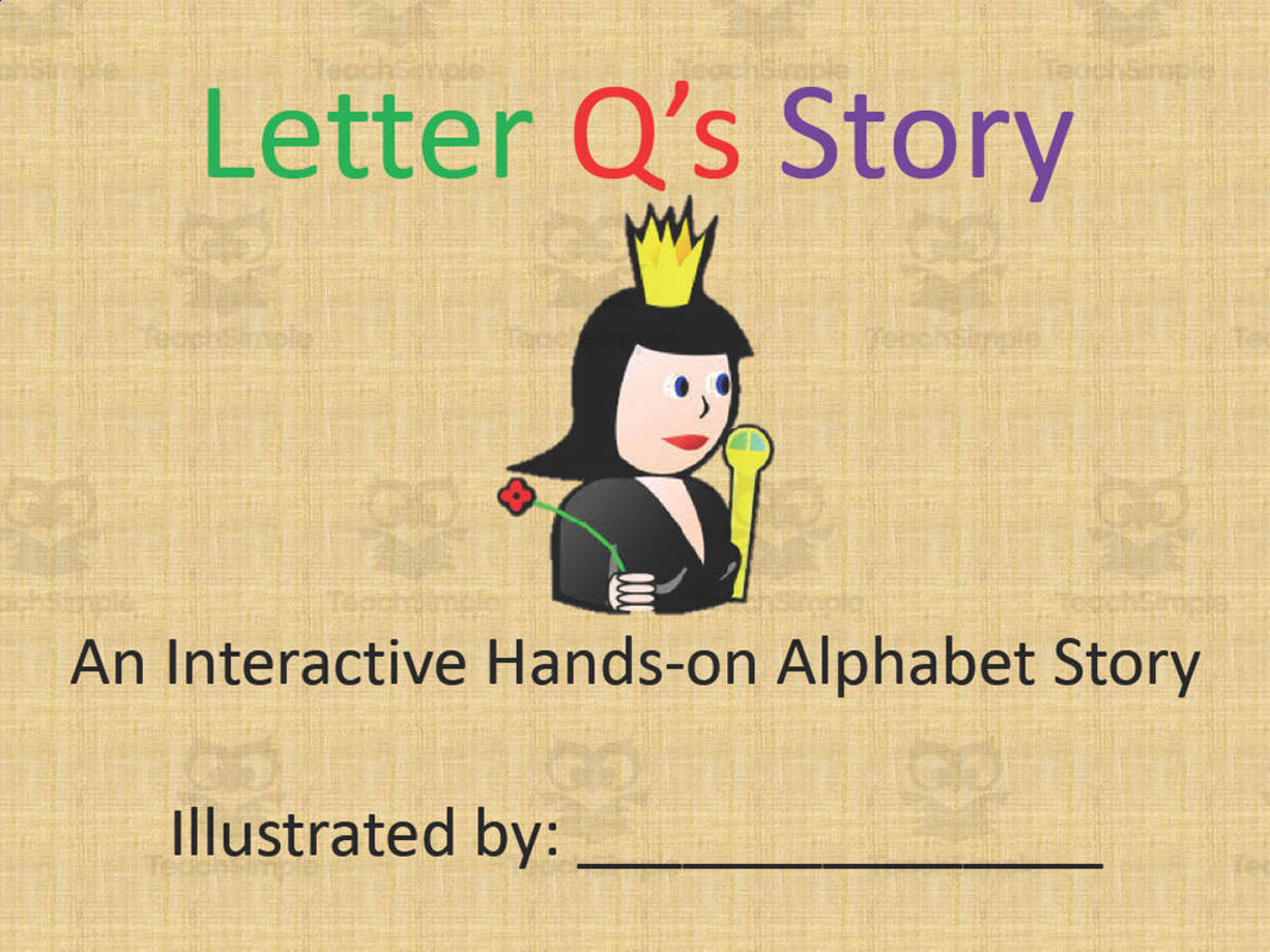 An educational teaching resource from Golden Promise entitled Alphabet Story Book | Letter Q Interactive Book downloadable at Teach Simple.