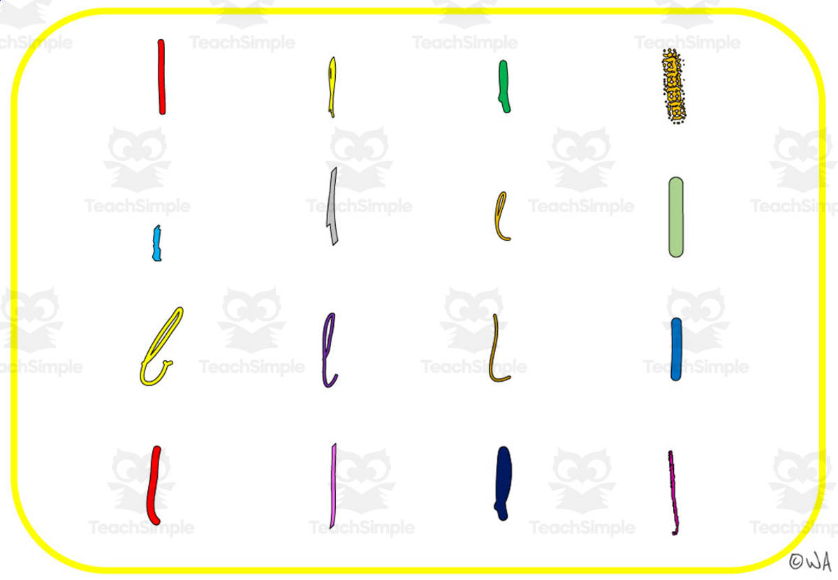 An educational teaching resource from WORDS ASIDE entitled Alphabet Visual Cards - Letter L Mat downloadable at Teach Simple.
