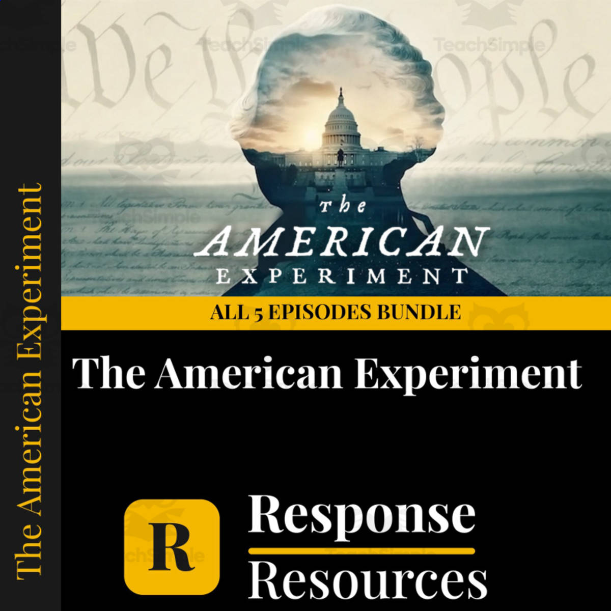 American Experiment - All 5 Episodes Bundle - Worksheets & Answer Keys preview