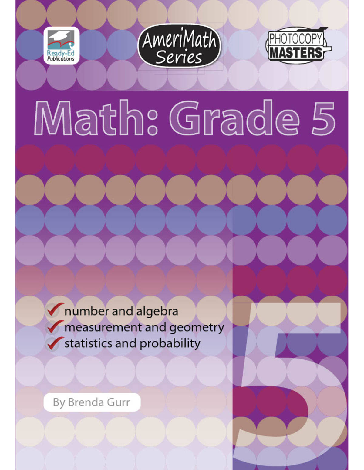 An educational teaching resource from Ready-Ed Publications entitled AmeriMath Series: Math Grade 5 Workbook downloadable at Teach Simple.