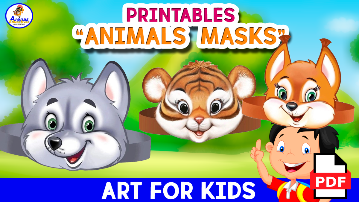 An educational teaching resource from EDITORIAL LAURA EDUCA entitled ANIMAL MASKS - Art For Kids downloadable at Teach Simple.