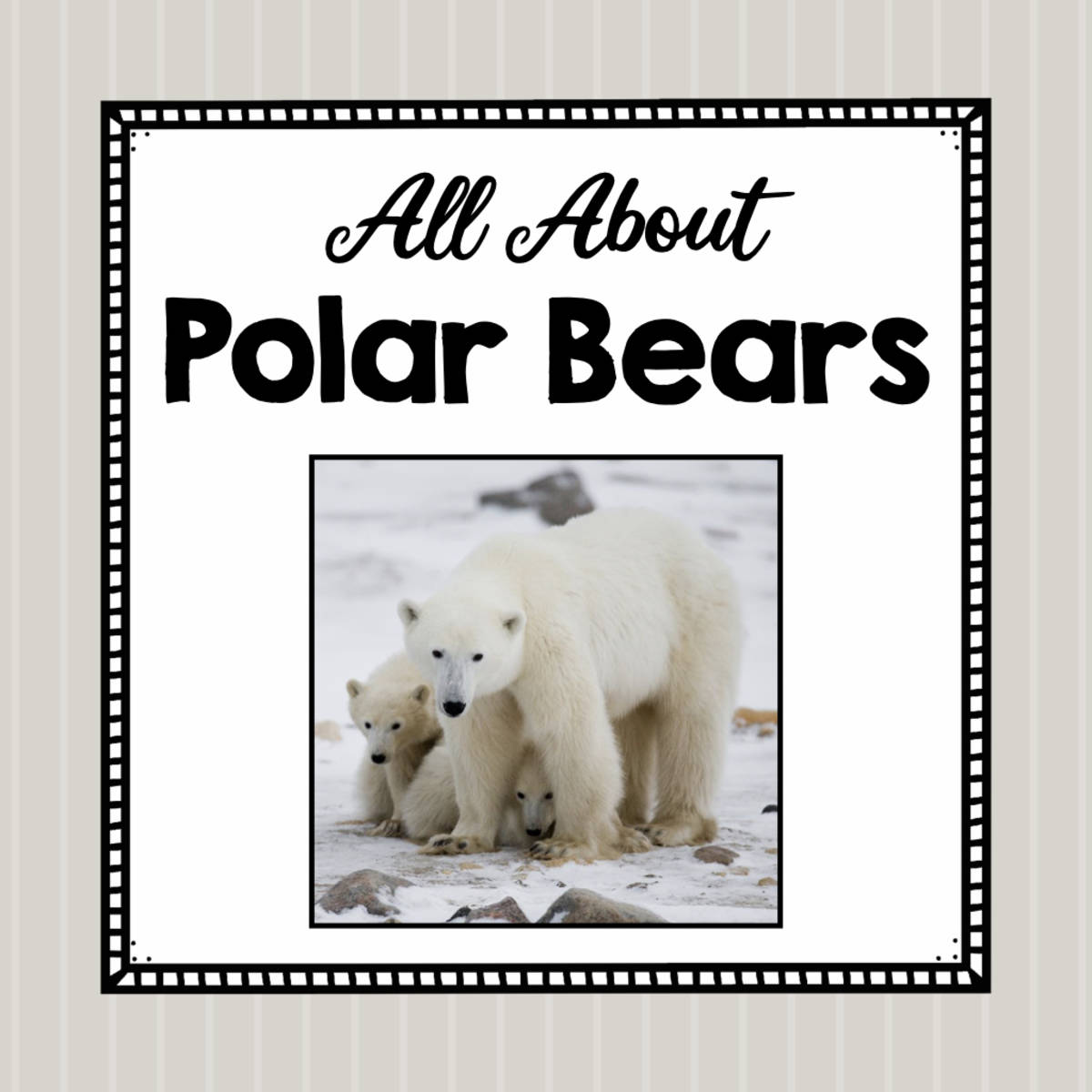 An educational teaching resource from Simply Schoolgirl entitled Animal Science Unit | All About Polar Bears | Learning about Animals downloadable at Teach Simple.