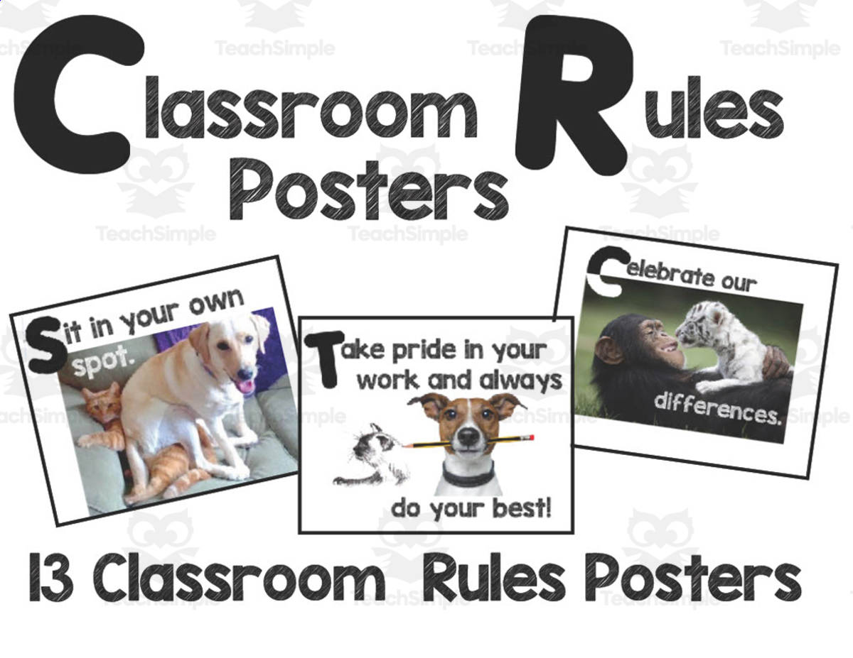 An educational teaching resource from Easy Peasy Primary Resources entitled Animal Themed Classroom Rules Posters downloadable at Teach Simple.