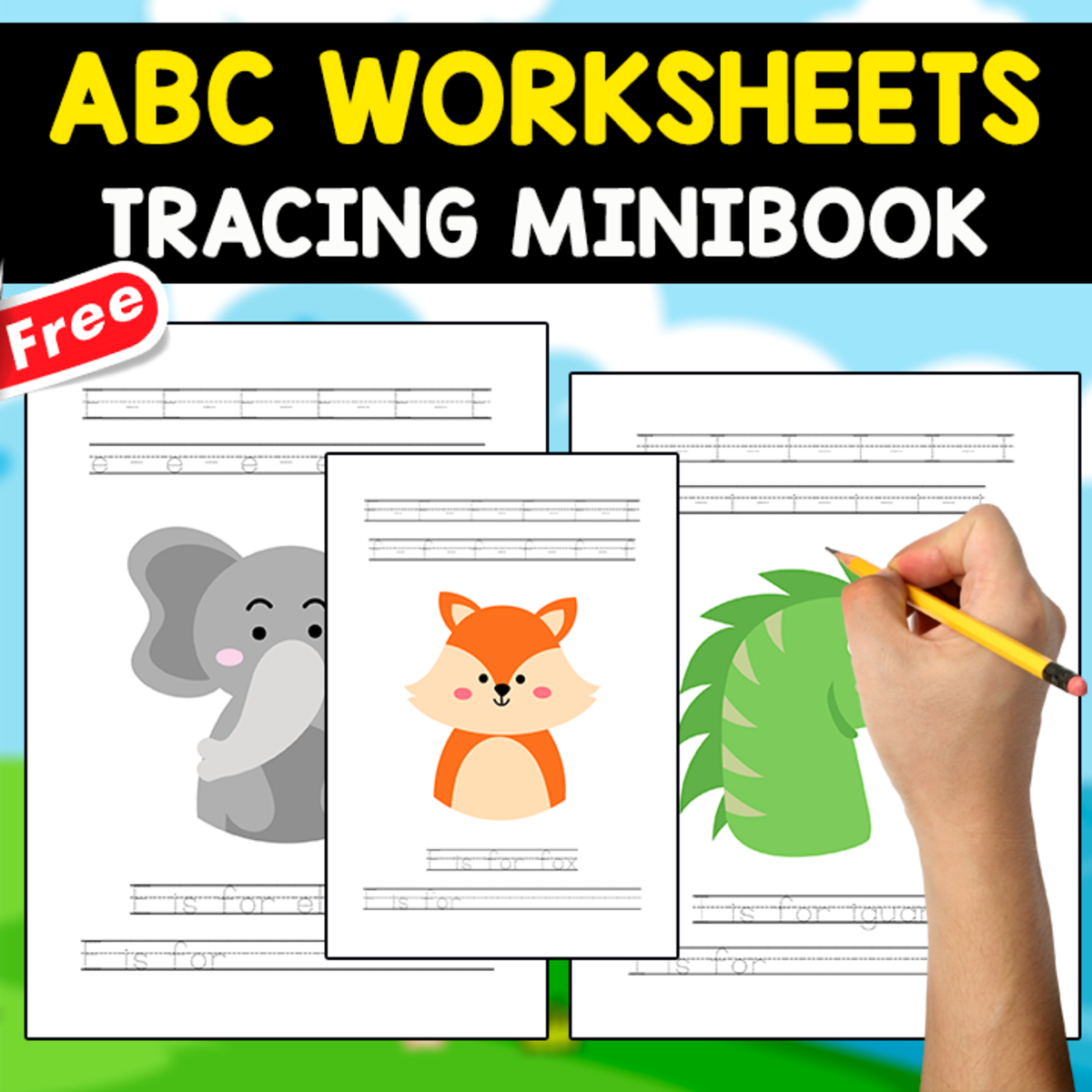 An educational teaching resource from EDITORIAL LAURA EDUCA entitled ANIMAL TRACING ABC | FREE MINIBOOK downloadable at Teach Simple.
