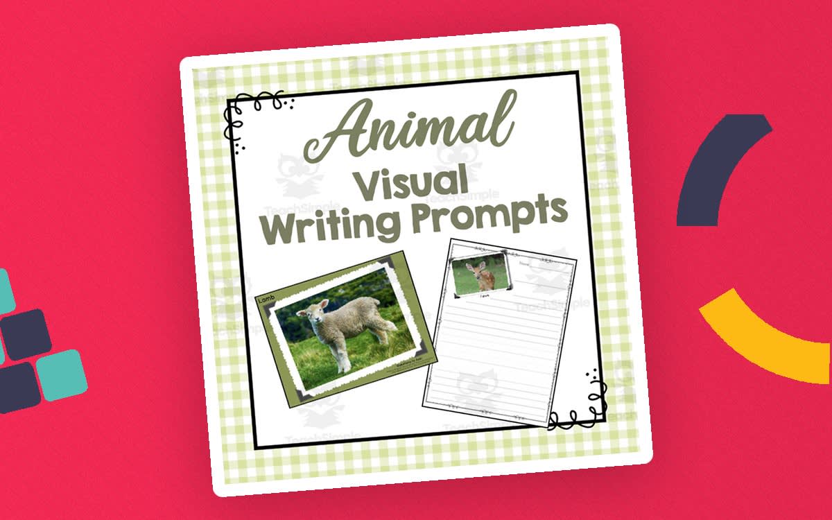 An educational teaching resource from Simply Schoolgirl entitled Animal Visual Writing Prompts | Photo Ideas | Writing Project downloadable at Teach Simple.