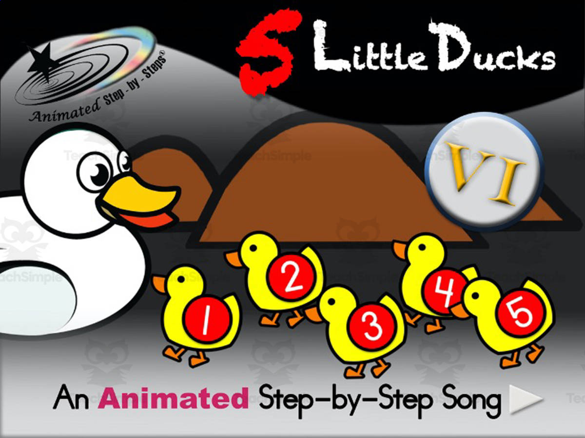 An educational teaching resource from Bloom Resources entitled Animated Song: 5 Little Ducks VI downloadable at Teach Simple.
