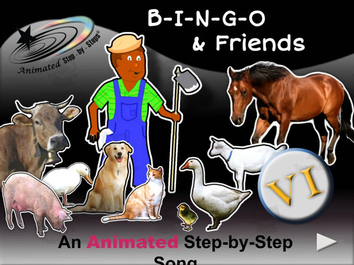 An educational teaching resource from Bloom Resources entitled Animated Song: BINGO and Friends VI downloadable at Teach Simple.