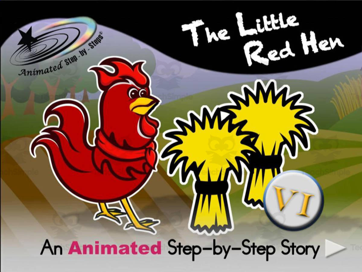 An educational teaching resource from Bloom Resources entitled Animated Story: The Little Red Hen VI downloadable at Teach Simple.