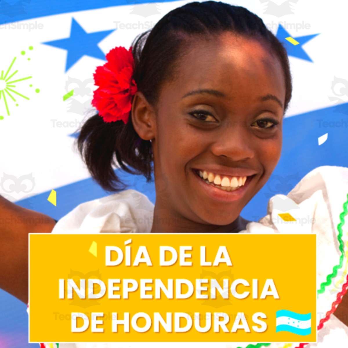 An educational teaching resource from Learn Spanish with Miriam entitled AP Spanish – Día de la Independencia de Honduras. (Práctica Integral) downloadable at Teach Simple.
