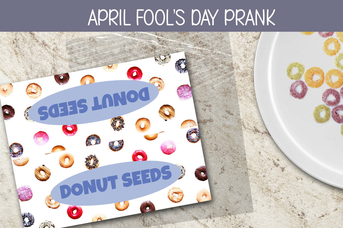 An educational teaching resource from Forever June Digital Design entitled APRIL FOOLS DAY PRACTICAL JOKE, DIY TREAT TOPPER GOODIE BAG TAGS downloadable at Teach Simple.