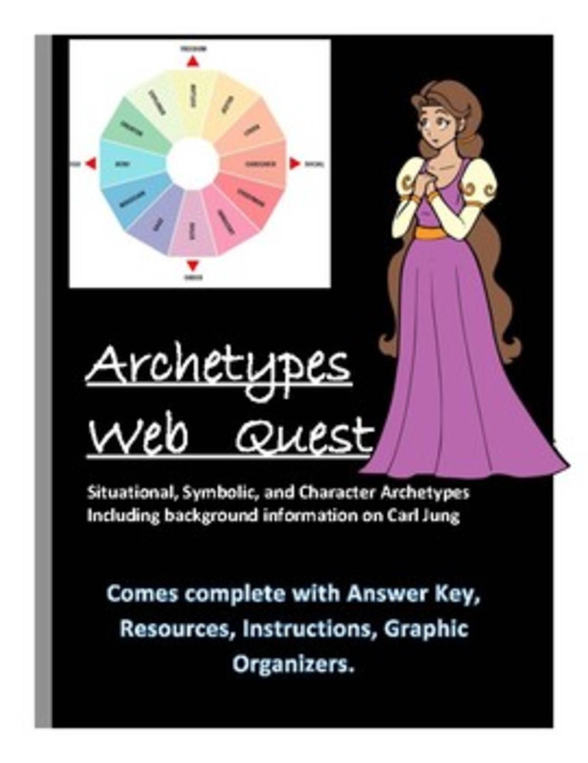 An educational teaching resource from Educate and Create entitled Archetype Web Quest downloadable at Teach Simple.