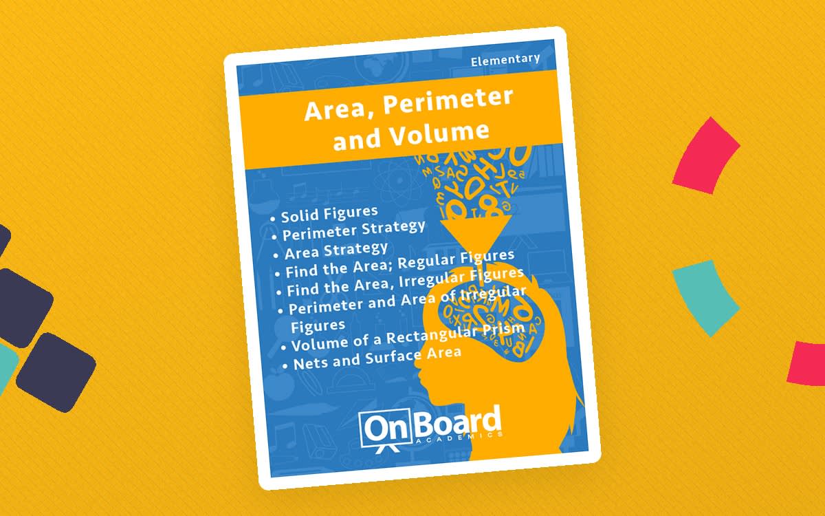 An educational teaching resource from Classroom Complete Press entitled Area, Perimeter, Volume downloadable at Teach Simple.