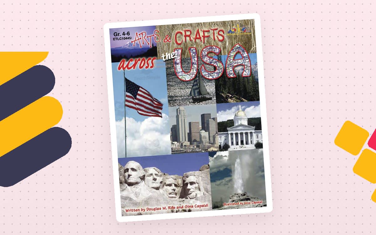 An educational teaching resource from Classroom Complete Press entitled Arts & Crafts Across the U.S.A. downloadable at Teach Simple.