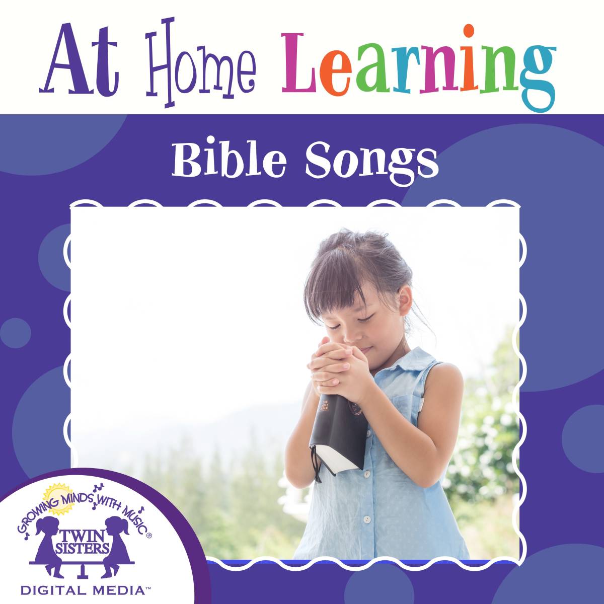 An educational teaching resource from Twin Sisters Digital Media entitled At Home Learning Bible Songs downloadable at Teach Simple.
