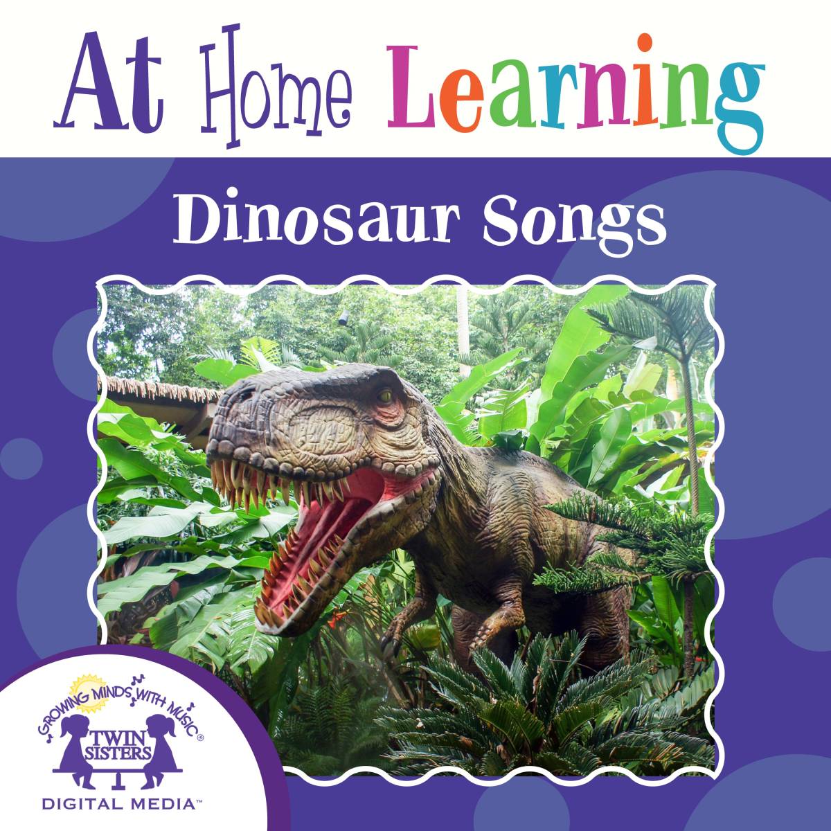 An educational teaching resource from Twin Sisters Digital Media entitled At Home Learning Dinosaur Songs downloadable at Teach Simple.