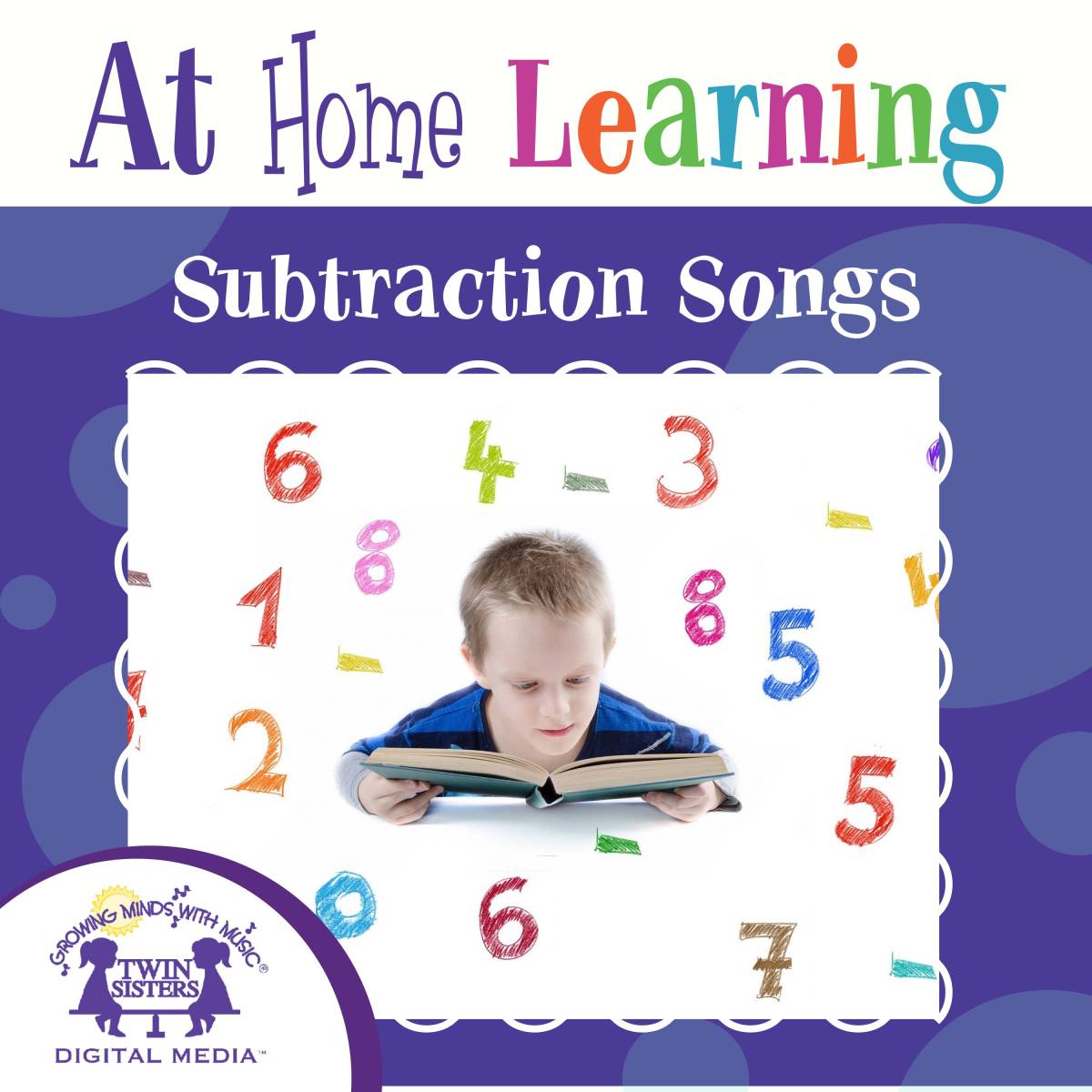 An educational teaching resource from Twin Sisters Digital Media entitled At Home Learning Subtraction Songs downloadable at Teach Simple.