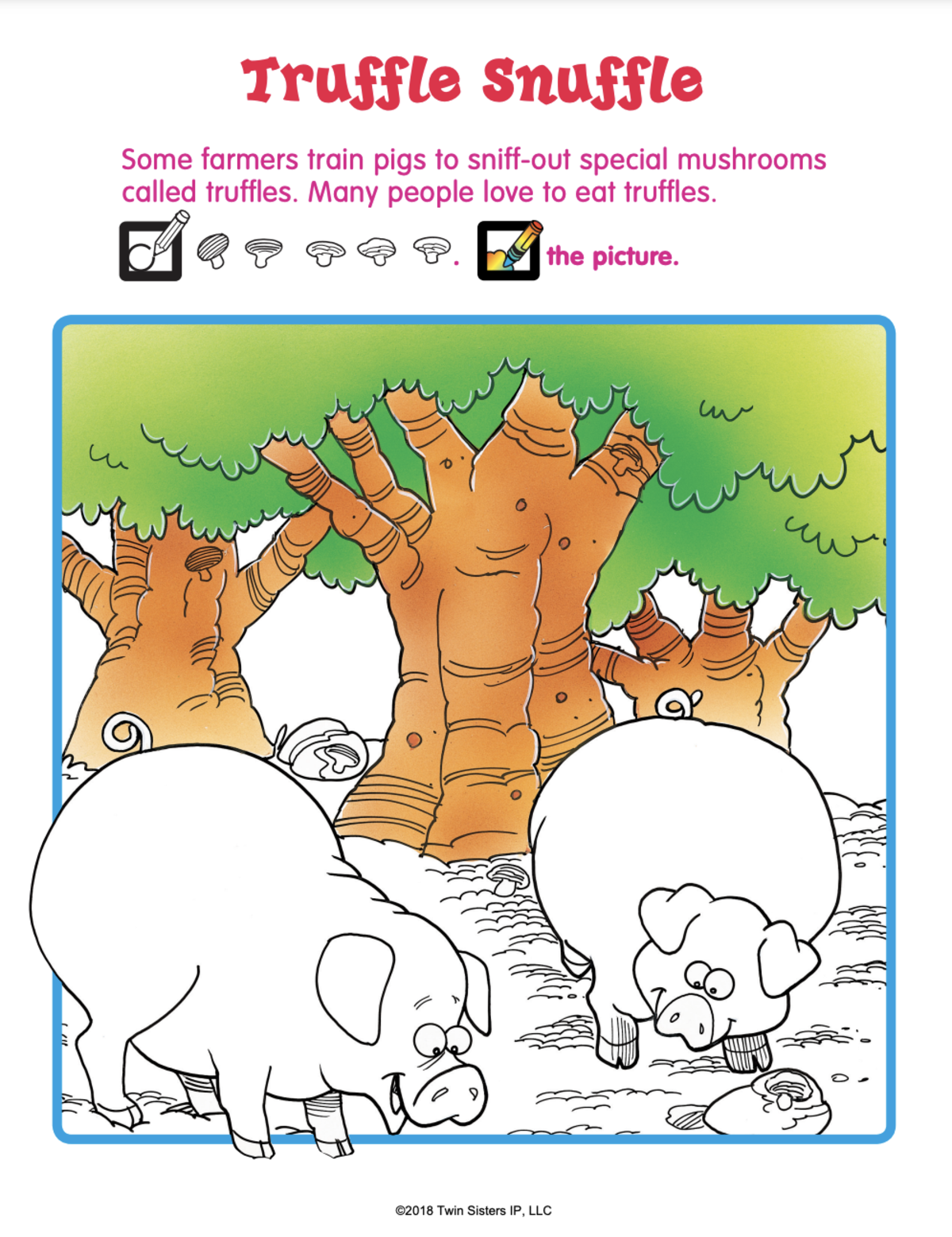 An educational teaching resource from Twin Sisters Digital Media entitled At the Farm Hidden Pictures: Volume 4 Activity Book downloadable at Teach Simple.