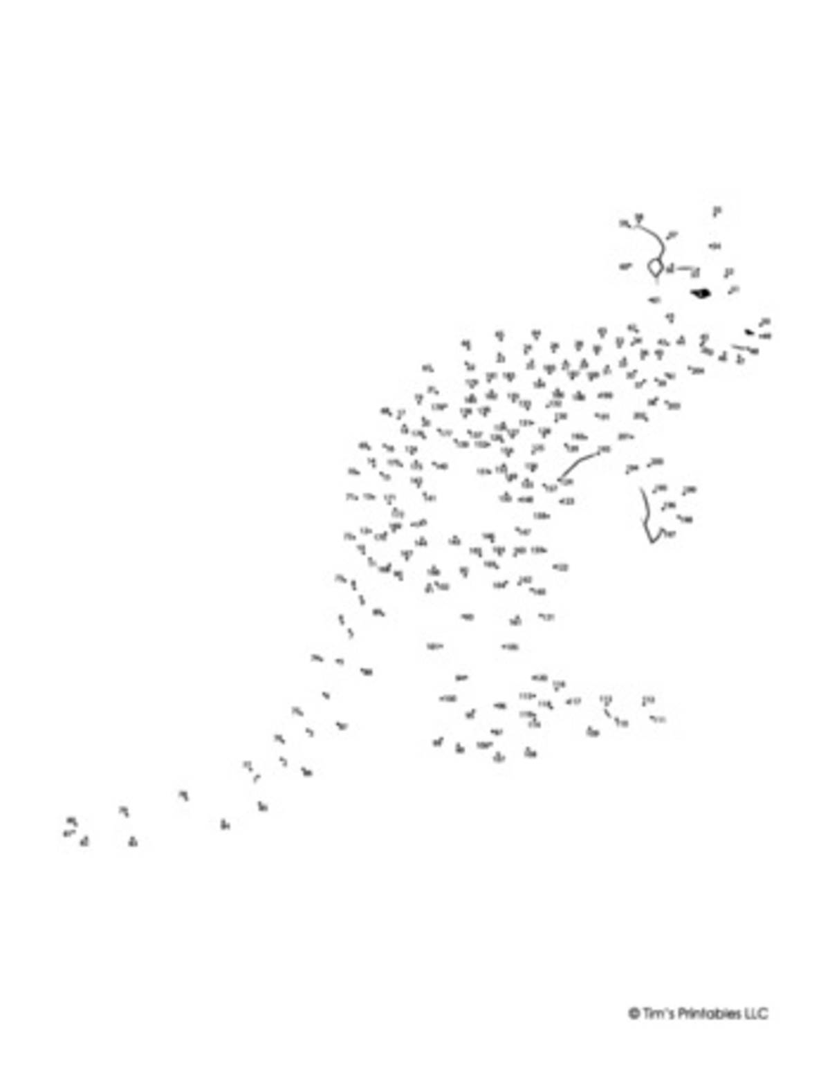 An educational teaching resource from Tim's Printables entitled Australian Animals Dot-to-Dots PDF - 10 Connect the Dots Printables downloadable at Teach Simple.