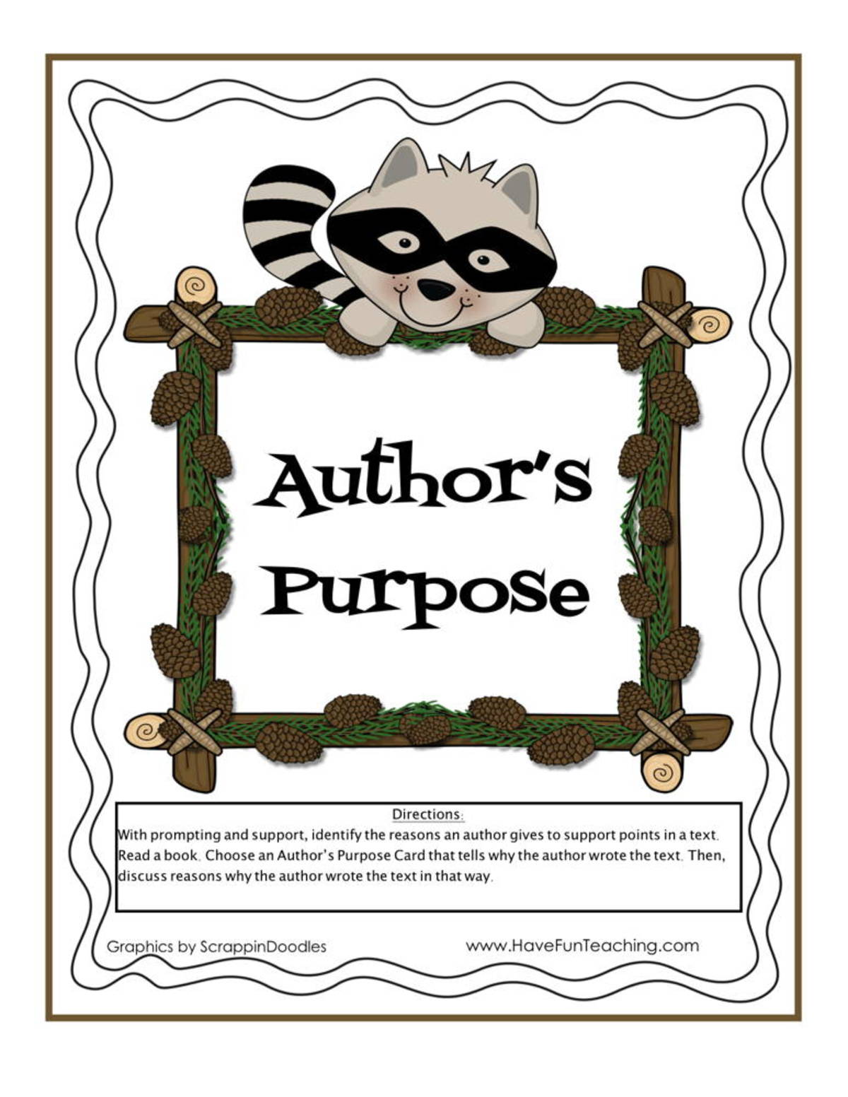 An educational teaching resource from Have Fun Teaching entitled Authors Purpose Sorting Activity downloadable at Teach Simple.
