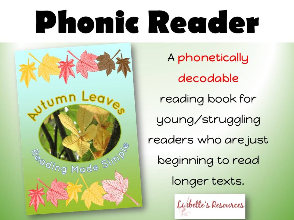 An educational teaching resource from Lilibette's Resources entitled Autumn Leaves Phonetic Decodable Reader downloadable at Teach Simple.