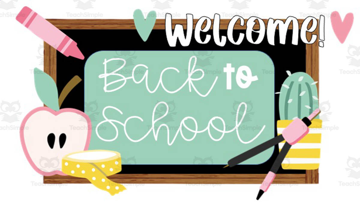 An educational teaching resource from Joyful Noise Teaching entitled Back to School Agenda Slides downloadable at Teach Simple.