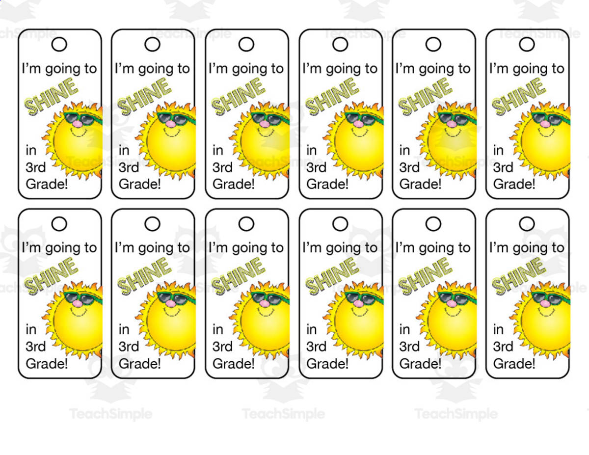 An educational teaching resource from Easy Peasy Primary Resources entitled Back to School Brag Tag Sampler downloadable at Teach Simple.