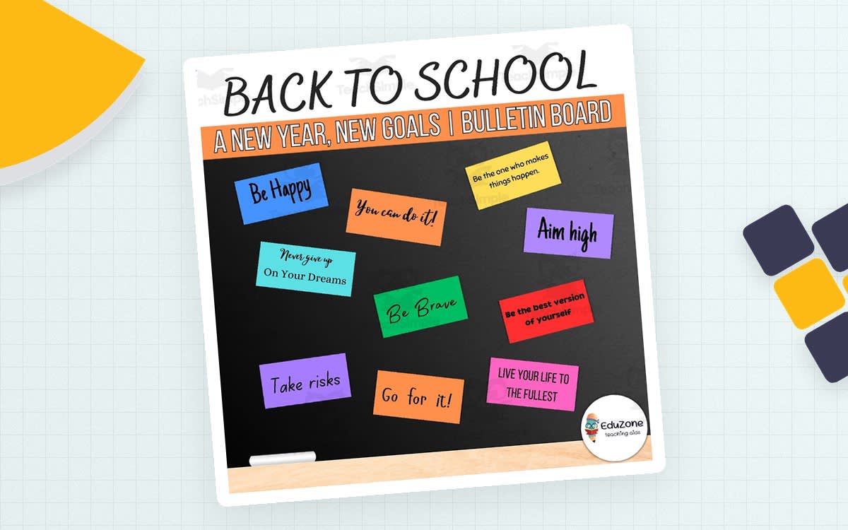 An educational teaching resource from Style Your Classroom entitled Back to School Quotes – Bulletin Board & Decor downloadable at Teach Simple.