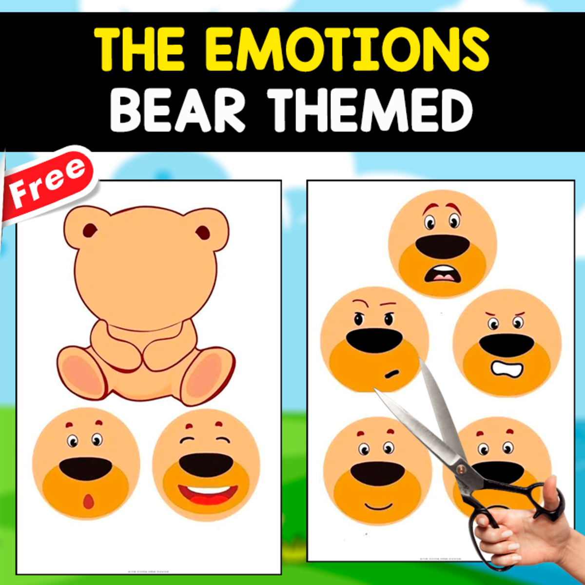 An educational teaching resource from EDITORIAL LAURA EDUCA entitled BEAR EMOTIONS | BEAR THEMED downloadable at Teach Simple.