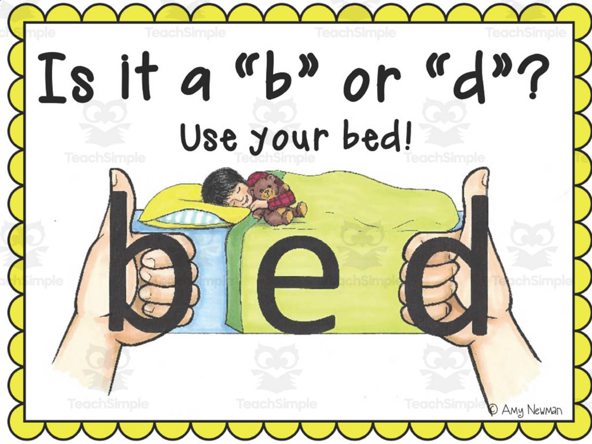 An educational teaching resource from First in Line entitled BED Anchor Chart | Teaching B and D downloadable at Teach Simple.