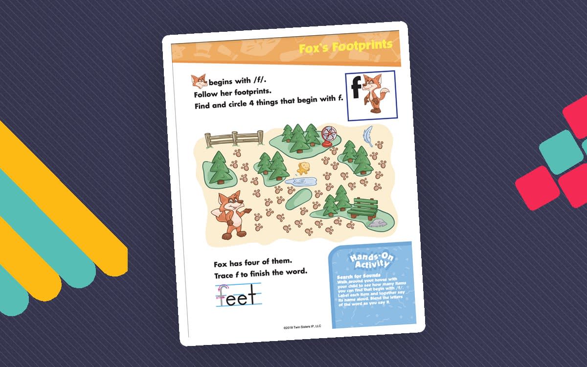 An educational teaching resource from Twin Sisters Digital Media entitled Beginning Phonics Practice Volume 1 Activity Book downloadable at Teach Simple.
